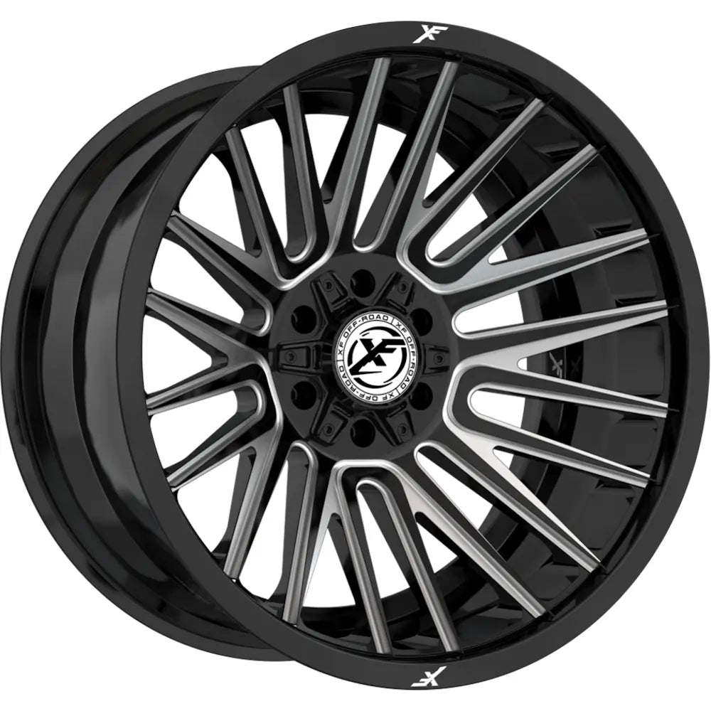 XF Off-Road XF-234 17X9 +12 Gloss Black & Milled