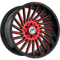 XF Off-Road XF-239 20X10 -12 Gloss Black & Red Machined