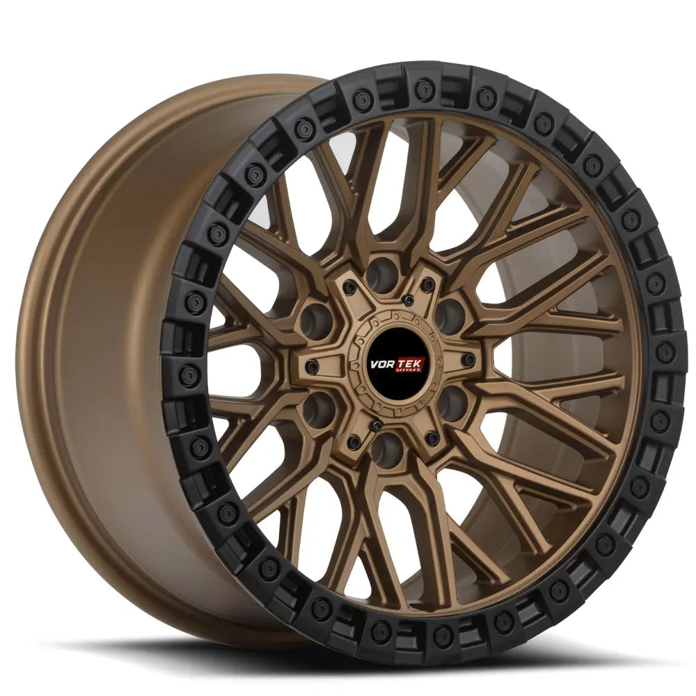 Vortek VRT-608 APOLLO 20X12 -44 Matte Bronze With Black Bead Ring