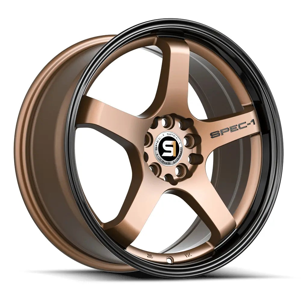 Spec-1 SPT-31 18X8.5 +38 Matte Bronze & Black Lip