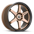Spec-1 SPT-33 17X8 +38 Matte Bronze & Black Lip