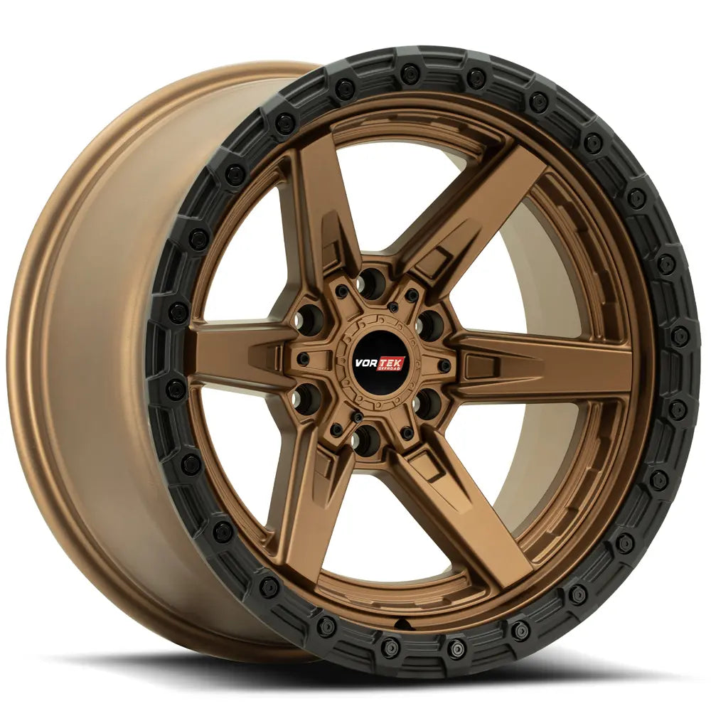 Vortek VRT-602 ARGON 20X9 +12 Matte Bronze With Black Bead Ring