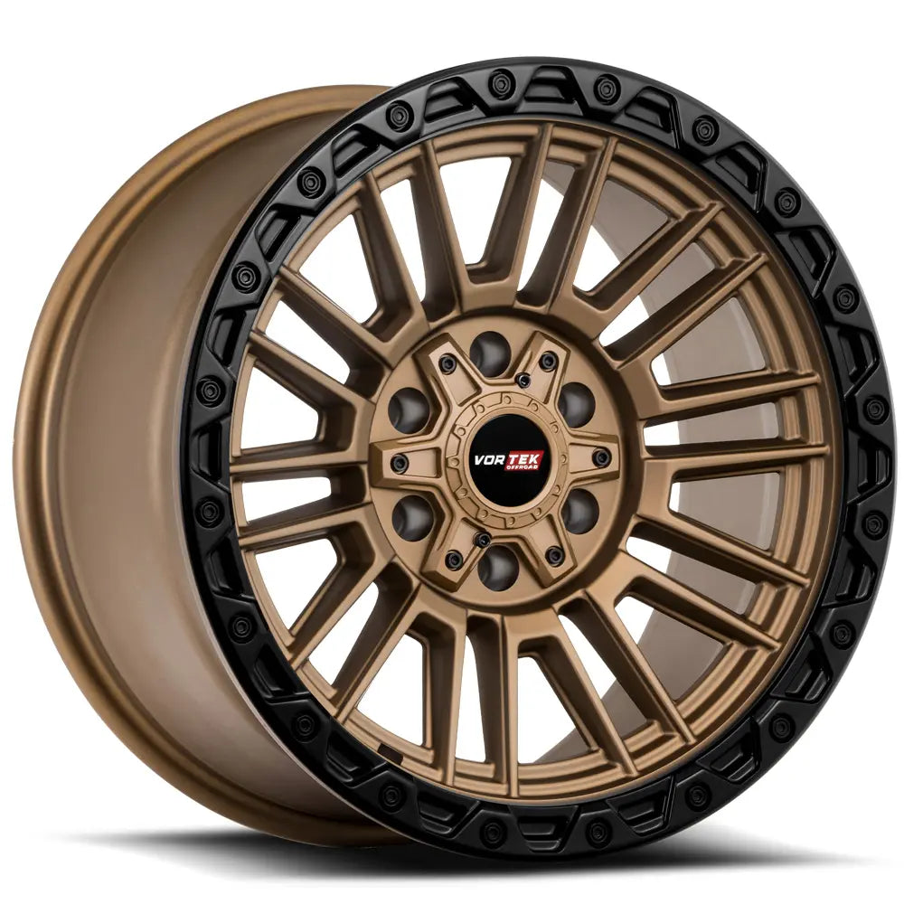 Vortek VRT-604 ZEUS 17X9 0 Matte Bronze With Black Bead Ring