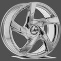 Azara AZA-524 22X8.5 +38 Nano Chrome