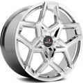 Cavallo Clv-25 22X8.5 +38 Nano Chrome
