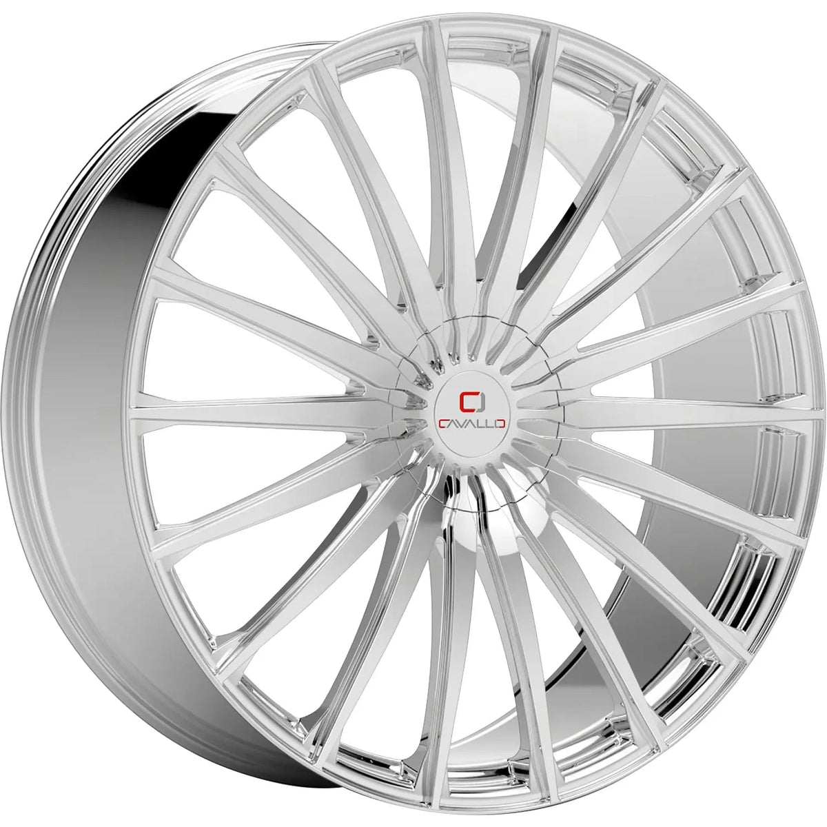 Cavallo CLV-34 18X8 +35 Nano Chrome