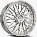 Cavallo CLV-43 22X9.5 +15 Nano Chrome