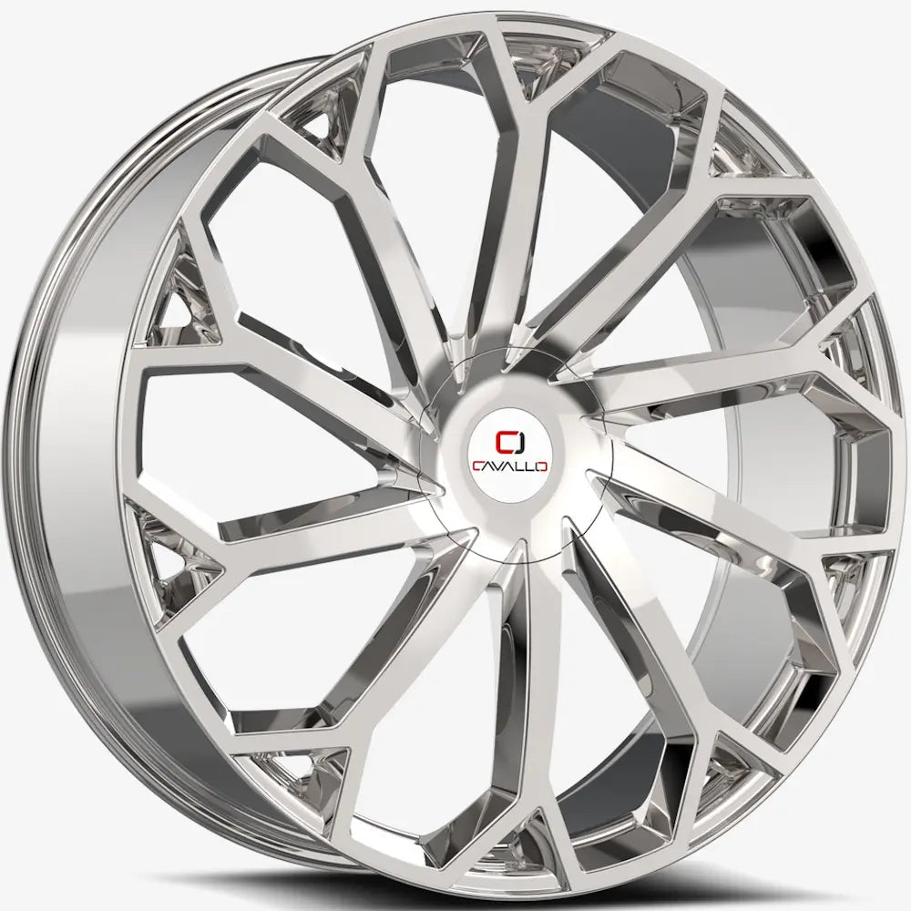Cavallo CLV-51 18X8 +35 Nano Chrome