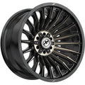 XF Off-Road XF-231 20X10 -24 Satin Black & Bronze Machined Double Dark Tint