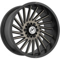 XF Off-Road XF-239 20X10 -24 Satin Black & Bronze Machined Double Dark Tint