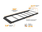 ProMaster Van Low Pro Roof Rack , 159" High Roof Extended