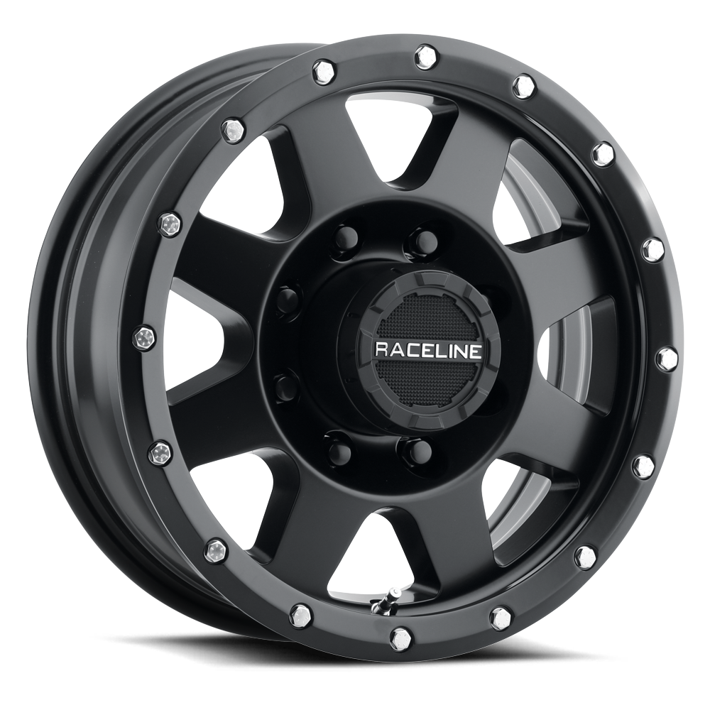 Raceline Wheels Defender Trailer 15X5 +0 Black