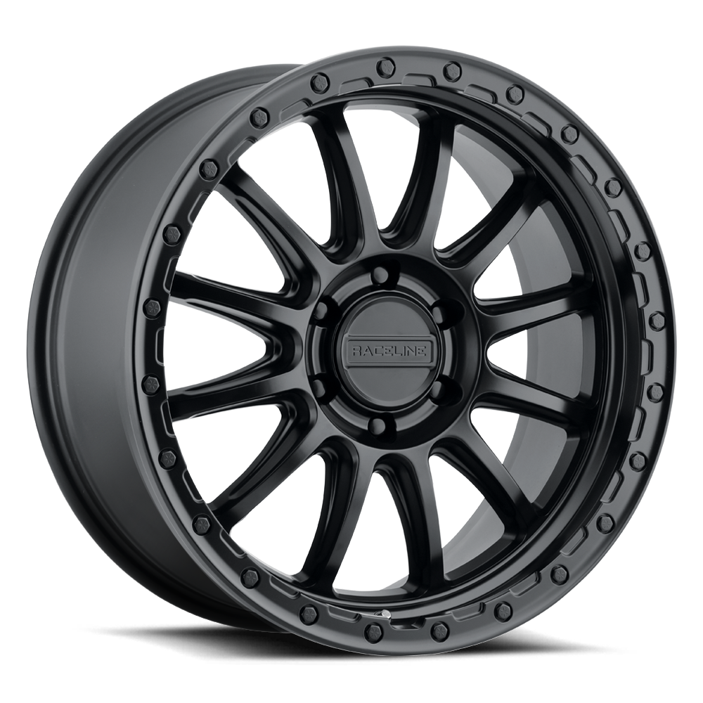Raceline Wheels Alpha 17X8.5 +0 Satin Black
