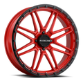 Raceline Wheels Krank-Xl Red/ 18X7 +0 Black
