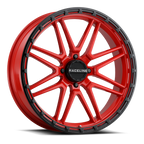 Raceline Wheels Krank-Xl Red/ 18X7 +0 Black