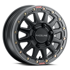 Raceline Wheels Alpha Black W/ 15X10 +10 Gunmetal