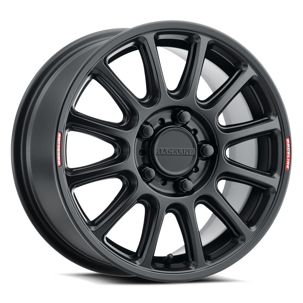 Raceline Wheels Raceline 15X7 +56 Satin Black
