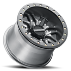 Raceline Wheels Bl Ryno Gun Metal W/ 15X7 +0 Black