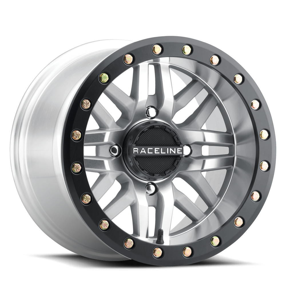 Raceline Wheels Bl Ryno 14X7 +10 Black Machined