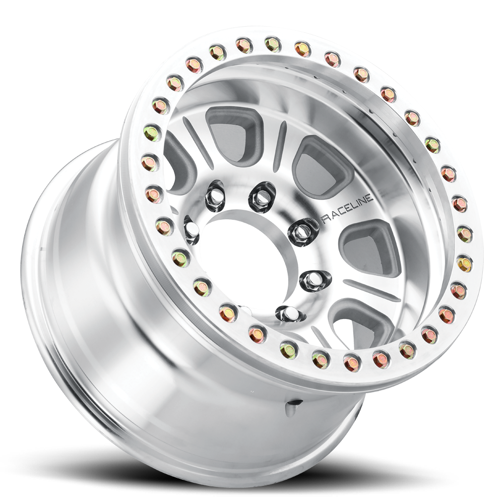 Raceline Wheels Rt233-Monster 17X9.5 -32 Black
