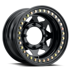 Raceline Wheels Rt80-Rock 8 Spoke 15X10 -25 Black
