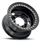 Raceline Wheels Rt80-Rock 8 Spoke 15X10 -25 Black