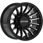Anthem Off-Road Raider 17X9 -12 Satin Black W/ Machined Face
