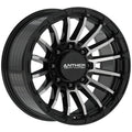 Anthem Off-Road Raider 18X9 -12 Satin Black W/ Machined Face