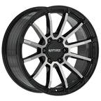 Anthem Off-Road Raider 20X9 +0 Satin Black W/ Machined Face