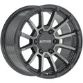 Anthem Off-Road Raider 17X8.5 +0 Satin Gunmetal W/ Machined Face