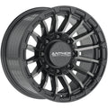 Anthem Off-Road Raider 17X9 -12 Satin Gunmetal W/ Machined Face