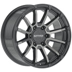 Anthem Off-Road Raider 18X9 -12 Satin Gunmetal W/ Machined Face