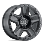 Black Rhino Hard Alloys Ravine 17X8.5 +35 Matte Black
