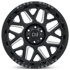Black Rhino Hard Alloys Reaper 20X11.5 -44 Gloss Black & Milled