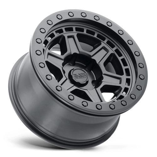 Black Rhino Hard Alloys Reno 17X9 +0 Matte Black W/ Brass Bolts
