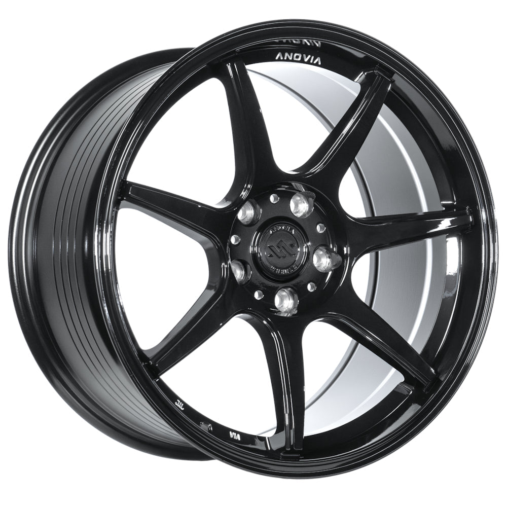 Anovia Wheels Kano 17X8 +35 Gloss Black