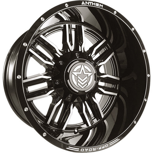 Anthem Off-Road Equalizer 20X12 -44 Gloss Black W/ Gray