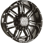 Anthem Off-Road Equalizer 20X10 -24 Gloss Black W/ Milled Edges