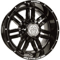 Anthem Off-Road Equalizer 20X10 -24 Gloss Black W/ Gray