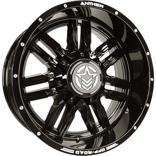 Anthem Off-Road Equalizer 20X10 -24 Gloss Black W/ Gray