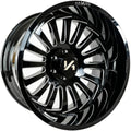 Arkon Off-Road Alexander 22X14 -81 Gloss Black W/ Milled Edges