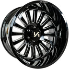 Arkon Off-Road Alexander 22X14 -81 Gloss Black W/ Milled Edges