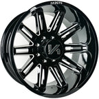 Arkon Off-Road Churchill 24X12 -51 Gloss Black W/ Milled Edges