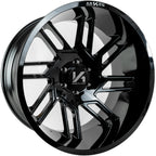 Arkon Off-Road Davinci 22X12 -51 Gloss Black