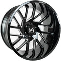 Arkon Off-Road Mandela 24X12 -51 Gloss Black W/ Milled Edges