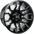 Arkon Off-Road Roosevelt 20X12 -51 Gloss Black W/ Milled Edges
