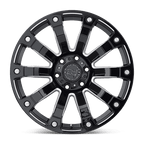 Black Rhino Hard Alloys Selkirk 20X10 -12 Gloss Black Milled