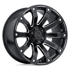 Black Rhino Hard Alloys Selkirk 20X10 -12 Gloss Black Milled