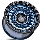 Black Rhino Hard Alloys Sentinel 17X8.5 -18 Cobalt Blue W/ Black Ring