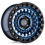 Black Rhino Hard Alloys Sentinel 17X8.5 -18 Cobalt Blue W/ Black Ring